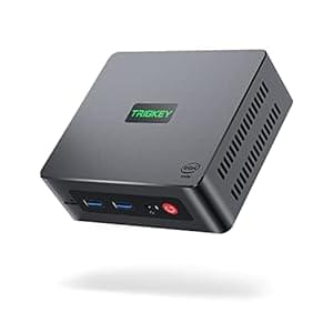 TRIGKEY Mini PC Desktop PC 12th Gen Intel N100 4C/4T 16G DDR4 500G M.2 PCIE1 SSD G4 Mini Computer, Working Micro PC, 4K@60Hz UHD Graphics Dua; Display/WiFi 6/Micro Computer