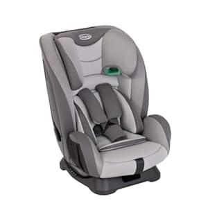 Graco FlexiGrow R129 Harness Booster (76-145cm – 15 Months to Approx. 12 Years). Harness mode from 15 months to approx. 4 Yrs (76-105cm), Highback mode from approx. 3.5 to 12 yrs(105-145cm), Quartz