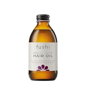 Fushi Really Good Hair Oil 100 ml | Rich in Antioxidants | Best for Dry & Damage Hair, Thinning Hair, Frizzy Hair | Ethical & Vegan Society Approved | Manufactured in the UK