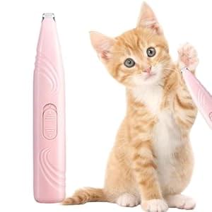 Dog Hair Trimming Tool – Electric Cat Hair Grooming Trimmer, Silent Design Pet Hair Paw Shaver | Precision Pet Hair Trimming Tool, Portable Paw Grooming Device, Pet Grooming Supplies for Cat, Dogs