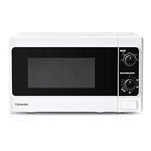 Toshiba 800w 20L Microwave Oven with Function Defrost and 5 Power Levels, Stylish Design – White – MM-MM20P(WH)