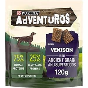 PURINA Adventuros | Ancient Grain Dog Treat, Venison, 120g